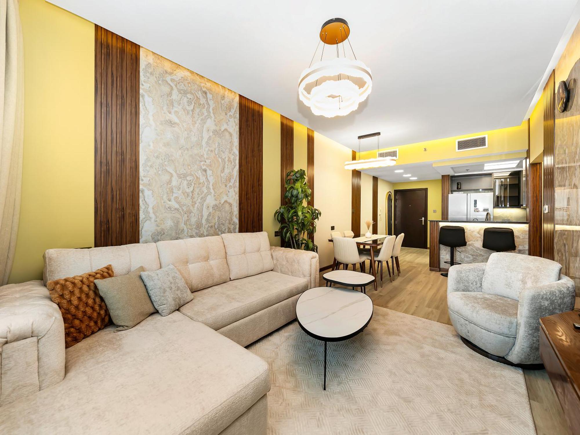 Stylish 1bhk Balcony With Canal View Near Shoba Metro Station Apartment